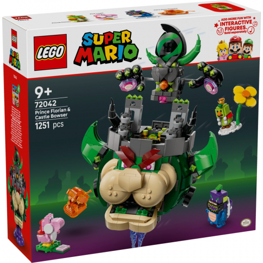 LEGO Super Mario - Prince Florian ja Castle Bowser ryhmässä LELUT / LEGO / LEGO Super Mario @ Spelexperten (72042)