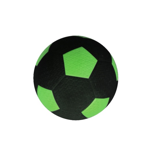 Fotboll Rubber Black Green sz 5 ryhmässä ULKOPELIT / Pallot @ Spelexperten (724092)