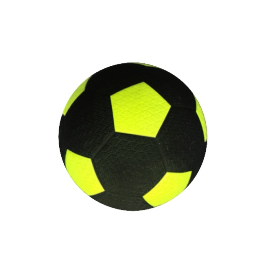 Soccer Rubber Black Yellow sz 5 ryhmässä ULKOPELIT / Pallot @ Spelexperten (724093)