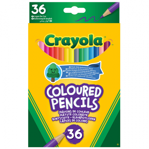 Crayola Coloured Pencils Eco 36 pc ryhmässä LELUT / Luo & maalaa / Crayola @ Spelexperten (74024018)
