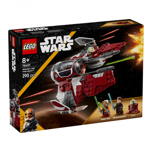 LEGO Star Wars - Ahsoka's Jedi Interceptor ryhmässä LELUT / LEGO / LEGO Star Wars @ Spelexperten (75401)