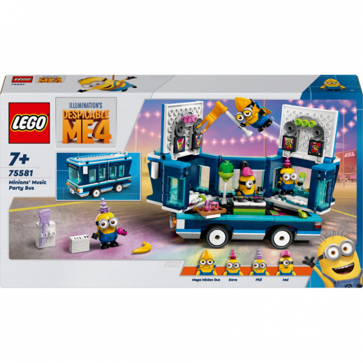 LEGO - Minionien musiikkijuhlabussi ryhmässä LELUT / LEGO @ Spelexperten (75581)