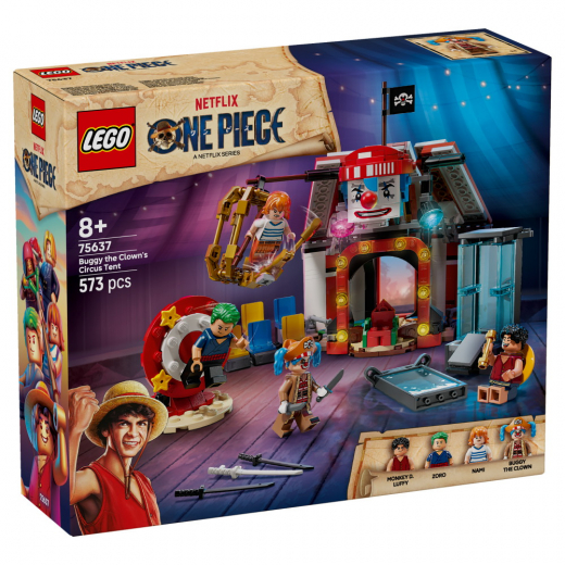 LEGO One Piece - Buggy-klovnin sirkusteltta ryhmässä LELUT / LEGO / LEGO One Piece @ Spelexperten (75637)