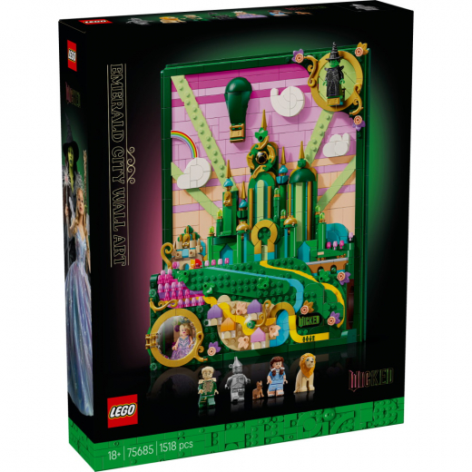 LEGO Wicked - Emerald City ‑Taideteos ryhmässä LELUT / LEGO / LEGO Wicked @ Spelexperten (75685)