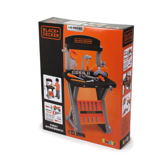 Black & Decker - Workbench with 15 tools ryhmässä LELUT / Roolipeli / Lelutyökalut @ Spelexperten (7600360300)