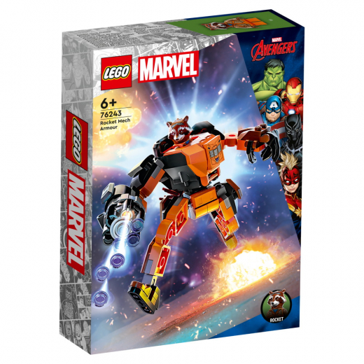 LEGO Marvel - Rocket robottipuvussa ryhmässä LELUT / LEGO @ Spelexperten (76243)