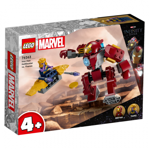 LEGO Marvel - Iron Man Hulkbuster vastaan Thanos ryhmässä LELUT / LEGO @ Spelexperten (76263)