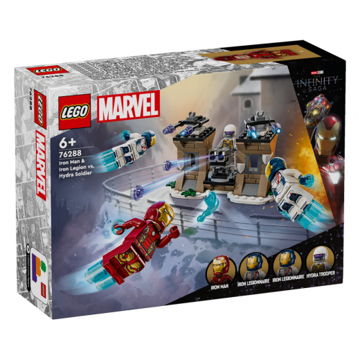 LEGO Marvel - Iron Man & Iron Legion vastaan Hydransotilasta ryhmässä LELUT / LEGO @ Spelexperten (76288)