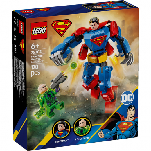 LEGO Super Heroes DC - Supermanin robotti vastaan Lex Luthor ryhmässä LELUT / LEGO / LEGO Super Heroes DC @ Spelexperten (76302)