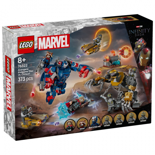 LEGO Marvel - Endgame Thor vastaan Chitauri ryhmässä LELUT / LEGO @ Spelexperten (76322)