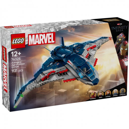 LEGO Marvel - Avengers: Age of Ultron Quinjet ryhmässä LELUT / LEGO @ Spelexperten (76325)
