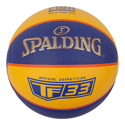 Spalding TF-33 Gold Composite Basketball sz 6 ryhmässä ULKOPELIT / Koripallo @ Spelexperten (76862Z)