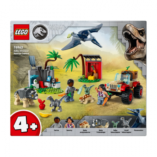 LEGO Jurassic World - Dinosauruspoikasten pelastuskeskus ryhmässä LELUT / LEGO / LEGO Jurassic World @ Spelexperten (76963)
