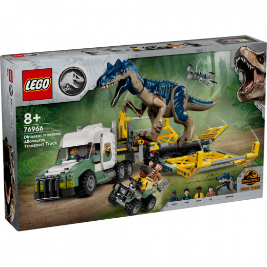 LEGO Jurassic World - Dinosaurus-operaatiot: Allosaurus-rekka ryhmässä LELUT / LEGO / LEGO Jurassic World @ Spelexperten (76966)