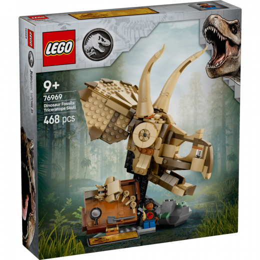 LEGO Jurassic World - Dinosaurusfossiilit: Triceratopsin kallo ryhmässä LELUT / LEGO / LEGO Jurassic World @ Spelexperten (76969)