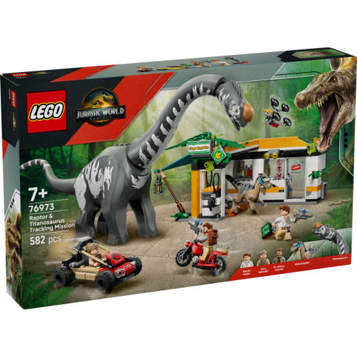 LEGO Jurassic World - Raptorin ja Titanosauruksen jäljillä ryhmässä LELUT / LEGO / LEGO Jurassic World @ Spelexperten (76973)