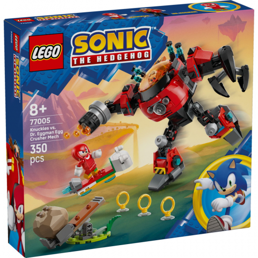 LEGO Sonic - Knuckles vastaan Dr. Eggman ja Egg Crusher ‑robotti ryhmässä LELUT / LEGO / LEGO Sonic @ Spelexperten (77005)