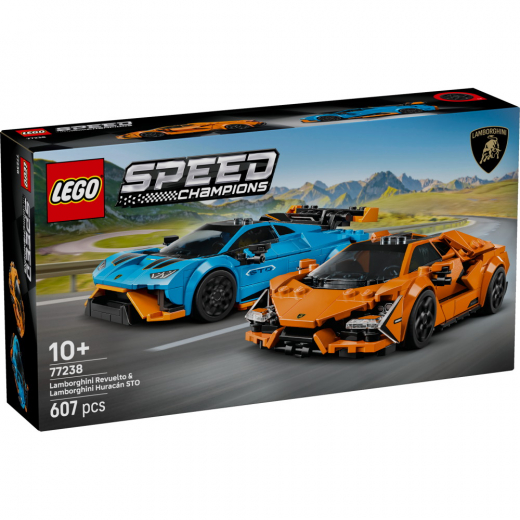 LEGO Speed Champions - Lamborghini Revuelto ja Huracán STO ryhmässä LELUT / LEGO @ Spelexperten (77238)