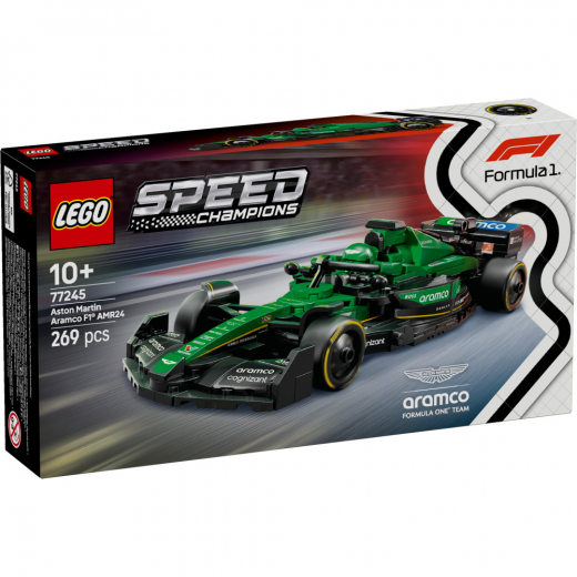 LEGO Speed Champions - Aston Martin Aramco F1 AMR24 kilpa-auto ryhmässä LELUT / LEGO @ Spelexperten (77245)