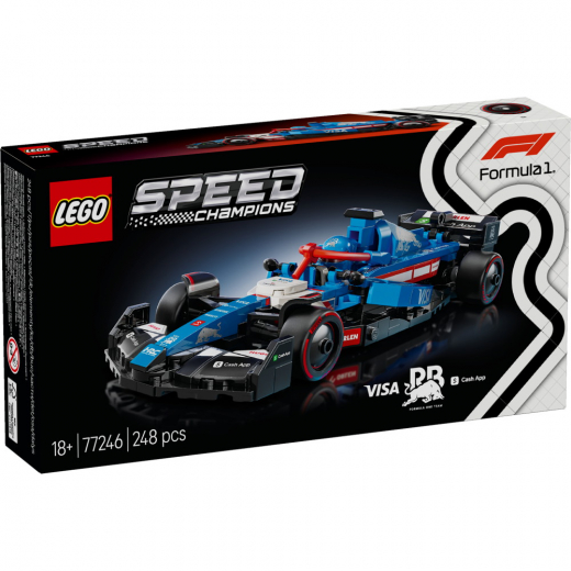 LEGO Speed Champions - Visa Cash App RB VCARB 01 F1 kilpa-auto ryhmässä LELUT / LEGO @ Spelexperten (77246)