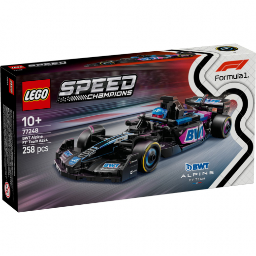 LEGO Speed Champions - BWT Alpine F1 Team A524 kilap-auto ryhmässä LELUT / LEGO @ Spelexperten (77248)