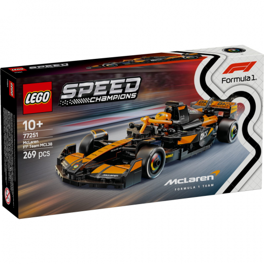 LEGO Speed Champions - McLaren F1 Team MCL38 kilpa-auto ryhmässä LELUT / LEGO @ Spelexperten (77251)