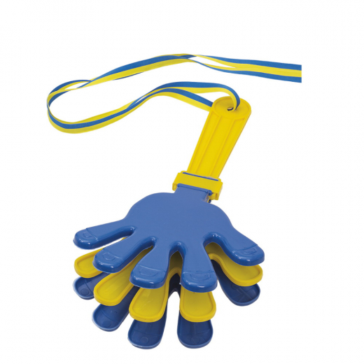 Käden taputus Sininen Keltainen ryhmässä ULKOPELIT / Jalkapallo / Supporter Products / Sweden @ Spelexperten (78380)