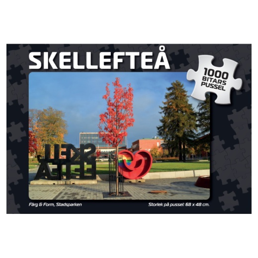 Palapeli: Skellefteå Färg & Form, Stadsparken 1000 Palaa ryhmässä PALAPELIT / 1000 palaa @ Spelexperten (7856)