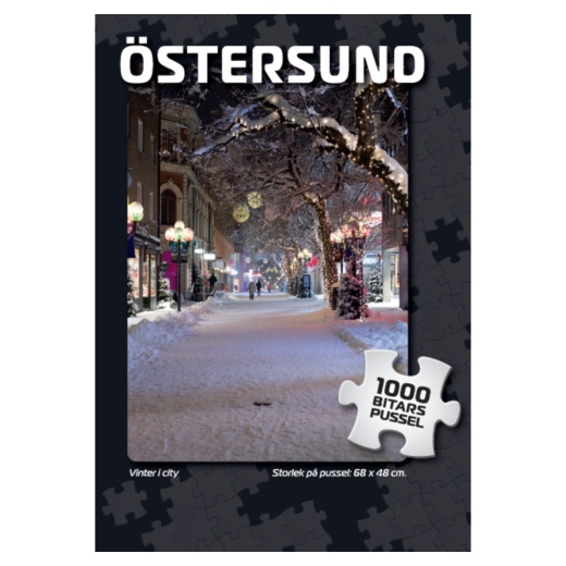 Palapeli: Östersund Vinter i city 1000 Palaa ryhmässä PALAPELIT / 1000 palaa @ Spelexperten (7882)