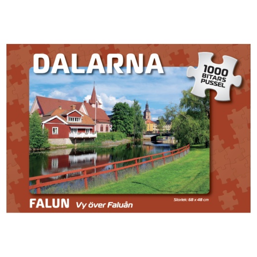 Palapeli: Falun Vy över Faluån 1000 Palaa ryhmässä PALAPELIT / 1000 palaa @ Spelexperten (7884)