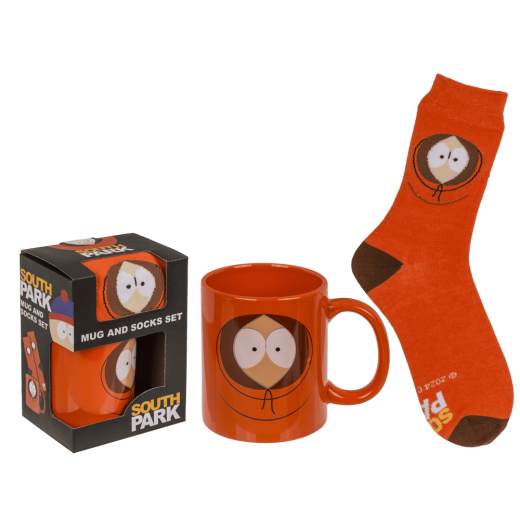 Gift set South Park - Mug and Socks ryhmässä LELUT / Hauskoja vempaimia / Hauskoja lahjoja @ Spelexperten (788474)