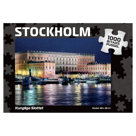 Palapeli: Stockholm Kungliga Slottet 1000 Palaa ryhmässä PALAPELIT / 1000 palaa @ Spelexperten (7893)