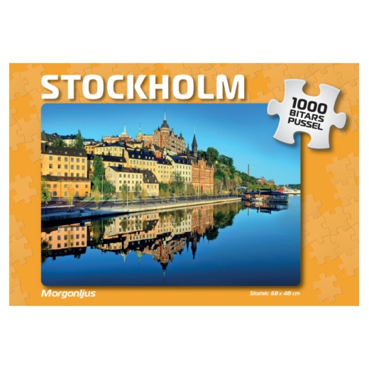 Palapeli: Stockholm Söder Mälarstrand 1000 Palaa ryhmässä UUTTA @ Spelexperten (7896)