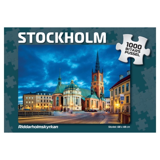 Palapeli: Stockholm Riddarholmskyrkan 1000 Palaa ryhmässä PALAPELIT / 1000 palaa @ Spelexperten (7898)
