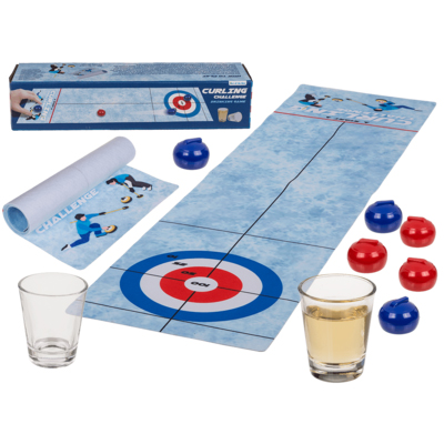 Tabletop Curling Drinking Game ryhmässä SEURAPELIT / Juhlapelit @ Spelexperten (793905)