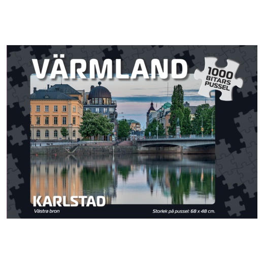 Palapeli: Karlstad Västra bron 1000 Palaa ryhmässä PALAPELIT / 1000 palaa @ Spelexperten (7994)