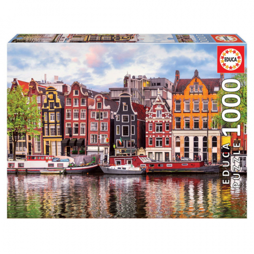 Educa Dancing houses, Amsterdam 1000 Palaa ryhmässä PALAPELIT / 1000 palaa @ Spelexperten (80-18458)