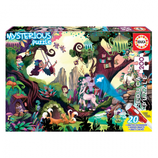 Educa: Mysterious Puzzle Magical Forest 200 Palaa ryhmässä PALAPELIT / < 750 palaa @ Spelexperten (80-18612)