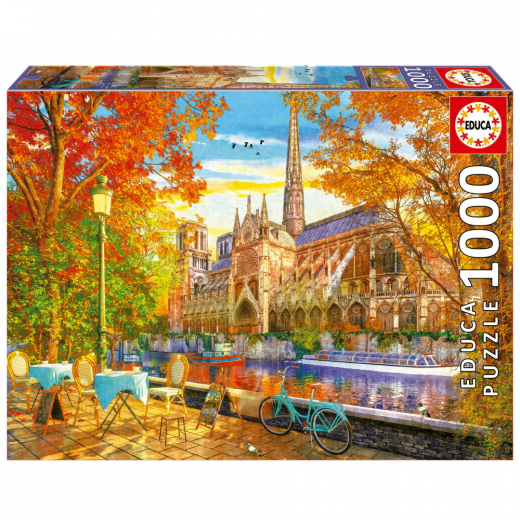 Educa Notre Dame In Autumn 1000 Palaa ryhmässä PALAPELIT / 1000 palaa @ Spelexperten (80-19936)