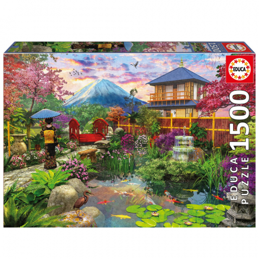 Educa Japanese Garden 1500 Palaa ryhmässä PALAPELIT / 1500 palaa @ Spelexperten (80-19937)
