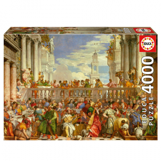 Educa: Veronese, The Wedding At Cana 4000 Palaa ryhmässä PALAPELIT / 2000 palaa > @ Spelexperten (80-19949)
