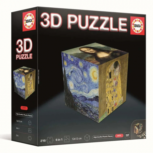 Educa 3D-kuutiopalapelitaide 216 Palaa ryhmässä PALAPELIT / 3D palapelit @ Spelexperten (80-20123)