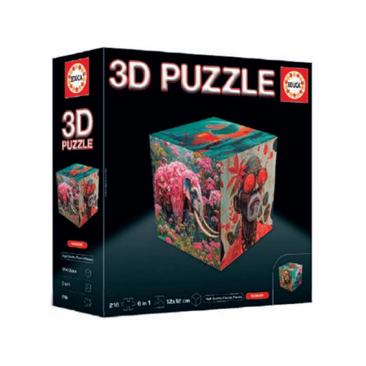 Educa 3D-kuutiopalapeli Ihme 216 palaa ryhmässä PALAPELIT / 3D palapelit @ Spelexperten (80-20334)