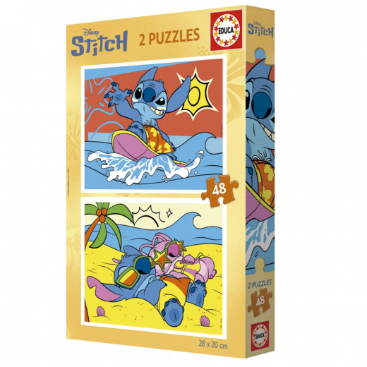 Educa Disney Stitch 2 x 48 Palaa ryhmässä PALAPELIT / < 750 palaa @ Spelexperten (80-20466)