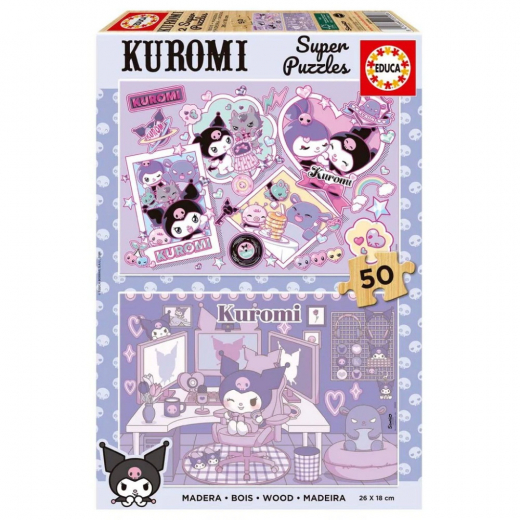 Educa Palapeli: Kuromi 2 x 50 Palaa ryhmässä PALAPELIT / Lasten palapelit @ Spelexperten (80-20508)