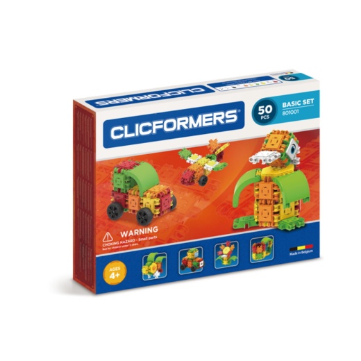 Clicformers - Basic Set - 50 osaa ryhmässä LELUT / Rakennuspalikat / Clics @ Spelexperten (801001)