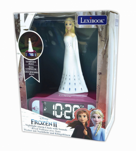 Alarm clock - Frozen Elsa ryhmässä LELUT / Hauskoja gempaimia / Ääni & valo @ Spelexperten (80101)