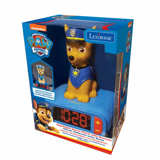 Alarm clock Paw Patrol Chase  ryhmässä LELUT / Hauskoja gempaimia / Ääni & valo @ Spelexperten (80104)