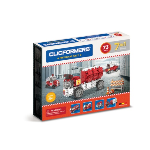 Clicformers - Rescue Set - 73 osaa ryhmässä LELUT / Rakennuspalikat / Clics @ Spelexperten (802003)
