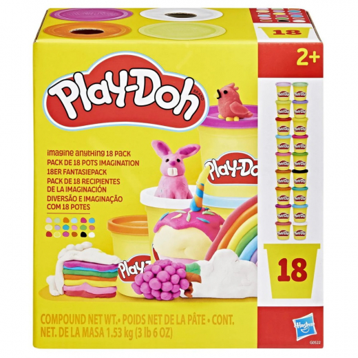 Play-Doh Kuvittele Anything 18-pakkaus ryhmässä LELUT / Play-Doh @ Spelexperten (802283)